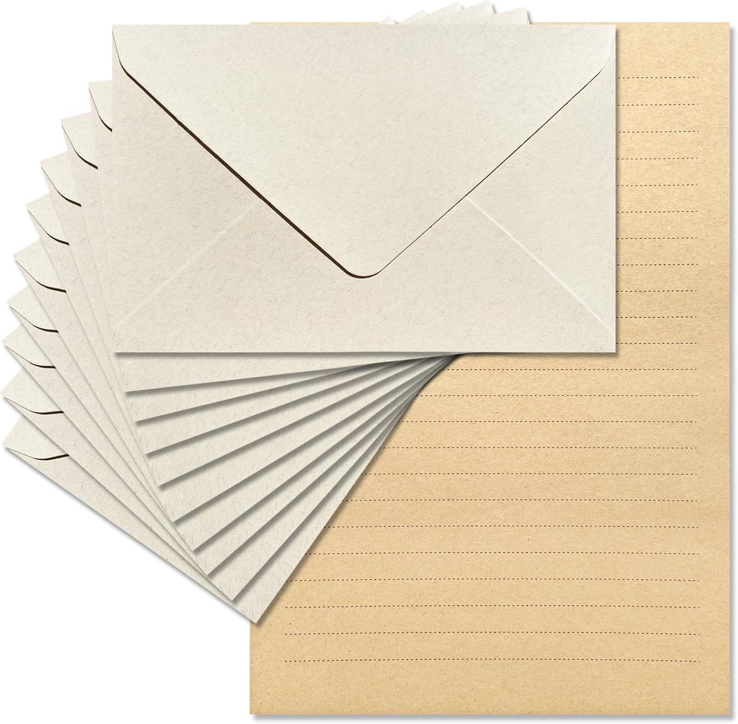 Mr. Pen- Stationery Writing Paper Set with Envelopes, 5.2" x 7.3"
